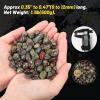 Orientrea 1.1lb Natural Crushed Bloodstone Quartz Crystal Tumbled Chips-Blood Stone Healing Crystals Chips Bulk, Crushed Crystal Gemstones for Crafts, Beautiful Package for Gift view 3
