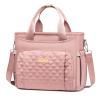 AIJIEKE Insulated Lunch Bag for Women, Lunch Box, Lunch Tote for Work, Large Leak Proof Cooler Bag with Removable Strap, Reusable Adult Lunchbag, Picnic, Office, Beach, Pink view 1