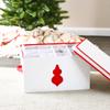 Household Essentials Ornament Storage Chest with 24 Pockets, Red view 2