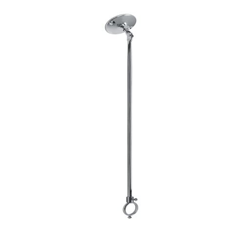 60" Swivel Ceiling Support for 1" Rod (Polished Chrome)