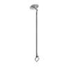 60" Swivel Ceiling Support for 1" Rod (Polished Chrome) view 1