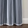 Lush Decor Sheer Grommet Curtains With Insulated Blackout Lining, Window Curtain Panels, Pair, 38"W x 84"L, Black - Curtain With Sheer Overlay, Elegant Blackout Curtains for Bedroom view 4