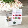 Household Essentials Ornament Storage Chest with 24 Pockets, Green view 2