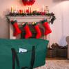 Primode Xmas Rolling Tree Storage Bag, Large Heavy Duty Storage Container, 22" Height X 16" Wide X 50" Long with 2 Wheels and Handles Fits Up to 7.5 Foot Tall Disassembled Holiday Tree (Gray) view 4