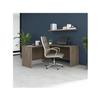 Bush Business Furniture Studio C 60W x 24D L Shaped Desk with 42W Return in Modern Hickory view 2