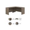Bush Business Furniture Studio C 60W x 24D L Shaped Desk with 42W Return in Modern Hickory view 4