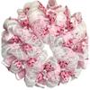 Breast Cancer Awareness Pink Butterfly Ribbon Wreath Handmade Deco Mesh Available in 24 inch and 28 inch diameters view 1