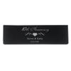 10th Anniversary - Custom Name/Personalized Date Personalized - Couples Faux Leather Leatherette Wedding Wine Box Set, Foil Cutter, Decanter Pourer, Stopper, Corkscrew view 1