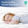 California King Mattress Protector Waterproof Washable Mattress Padded Cover Fitted Bed Protection Noiseless Plastic Bed Pad Deep Pocket Up to 18 Soft and BreathableWhite view 3