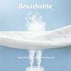 California King Mattress Protector Waterproof Washable Mattress Padded Cover Fitted Bed Protection Noiseless Plastic Bed Pad Deep Pocket Up to 18 Soft and BreathableWhite view 4