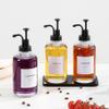 Glass Syrup Pump Bottle Dispenser for Coffee Bar Accessories with 84 Labels (Set of 2), 16.9 oz, Matte Black view 2