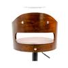 BNNP Tall Bar Stools Upholstered Fabric Bar Stool 24" Seat Adjustable Lift Height Swivel Bar Stool for Kitchen Living Room and Home Bar Kitchen Counter Bar Stool (Color : D) view 4