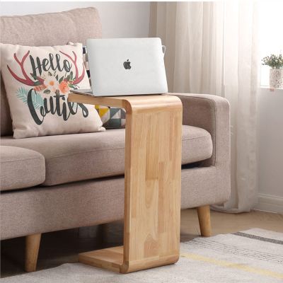 Wood Coffee Table in Shape,Bedroom Desk Hall Table Modern Coffee Table and Open Coffee Table Storage Shelf Living RoomCoffee Table (Color : Yellow, Size : 620x250x350mm)