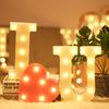 ZUOKEMY I Love YUO Sign Light, 3 LED I Love You Heart-Shaped Combination Luminous Letters, Valentine's Day Gift, Wedding Sign, Engagement Sign (IOU) view 2