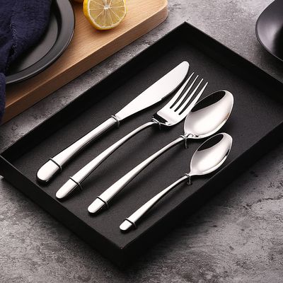 16 Piece Silverware Set for 4 Durable 18/10 Stainless Steel Flatware Sets Wedding Kitchen Restaurant Cutlery Utensil Include Knife Spoon Fork Dessert Spoon Mirror Polished Dishwasher Safe