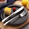 16 Piece Silverware Set for 4 Durable 18/10 Stainless Steel Flatware Sets Wedding Kitchen Restaurant Cutlery Utensil Include Knife Spoon Fork Dessert Spoon Mirror Polished Dishwasher Safe view 2