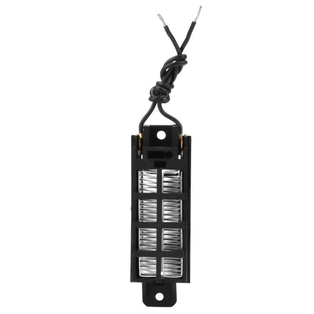 Walfront Ceramic Heater 12V 50W Electric Conductive Type for Vehicles RVs Boats Small Spaces Portable Compact Efficient Safe Warmth