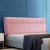 Detachable Reading Wedge Pillow Leather Headboard Cushion Lumbar Bolster Cushion Oversized Body Support Pillow Upholstered for Bench Daybed Bunk,C,No headboard 78.7"/200cm view 1