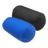 2Pcs Microbead Neck Roll Pillow, Squishy Neck or Back Support Tube Bean Pillow Cervical Cylindrical Cushion Sleeping Pillow for Home Bed Sofa Travel Rest, 11.8 x 6.3 Inch, Royal Blue and Black view 1