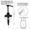 Mason Jar Honey & Coffee Pump Dispenser Lid fit 2.75 Inch Regular Mouth,Food Grade Pumps and Stainsteel Steel Lids for Ketchup,Syrups, Condiments,NO Rust,NO JAR QurHapzy view 2