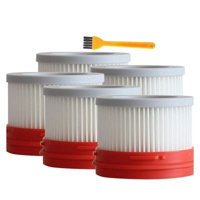 CRNVR HEPA Filter Fit for Xiaomi Fit for Dreame V9 V9B V10 Household Wireless Handheld Vacuum Cleaner Parts Dust Filter Replacement Filters (Color : 6pcs)