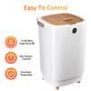 AZOUTDOOR Large Towel Warmers for Bathroom,Luxury Portable Bucket Towel Warmer Fits Up to Two 70"X80" Oversized Towels with Timing Auto Shut Off, Yellow view 3
