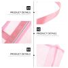 DOITOOL Portable Mesh Beach Bag Pink Nylon Toiletry Pouch for Travel view 4