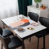 XQKXHZ PU Leather Tablecloth, PVC Oilcloth Tablecloth Wipeable Spill Proof Waterproof Table Cloths Rectangle for Kitchen Dining Room Party Holiday Christmas Table Decor,5,35"x35" view 1