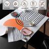XQKXHZ PU Leather Tablecloth, PVC Oilcloth Tablecloth Wipeable Spill Proof Waterproof Table Cloths Rectangle for Kitchen Dining Room Party Holiday Christmas Table Decor,5,35"x35" view 2
