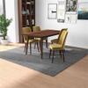 Ashcroft Furniture Co Adaya Modern Solid Wood Walnut Dining Table and 4 Chair Set view 2