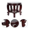 Cabilock Unique Fish Tank Base Wooden Stand for Aquarium Fishbowls Bonsai Display view 3