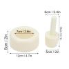 2PCS Waffle Cone Shaper, Cone Ice Cream Maker Cone Roller Waffle Rolling and Forming Tool Cone Roller Egg Roll DIY Mold Waffle Cone Mold Kit Pastry Ice Cream Waffle Cone Mold for Kitchen, White view 3
