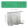 Wall-Mounted Bottle Dispenser Holder Bracket in Brushed Nickle, Silver, and Soap Bottle Brackets, for Bathroom and Kitchen (Triple) view 3
