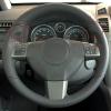 MUEdie for Vauxhall Astra 2004 2009 Signum Vectra C 2005 2009 Zaflra (B) 2005 2014 Car Steering Wheel Cover Black Genuine Leather Suede view 3