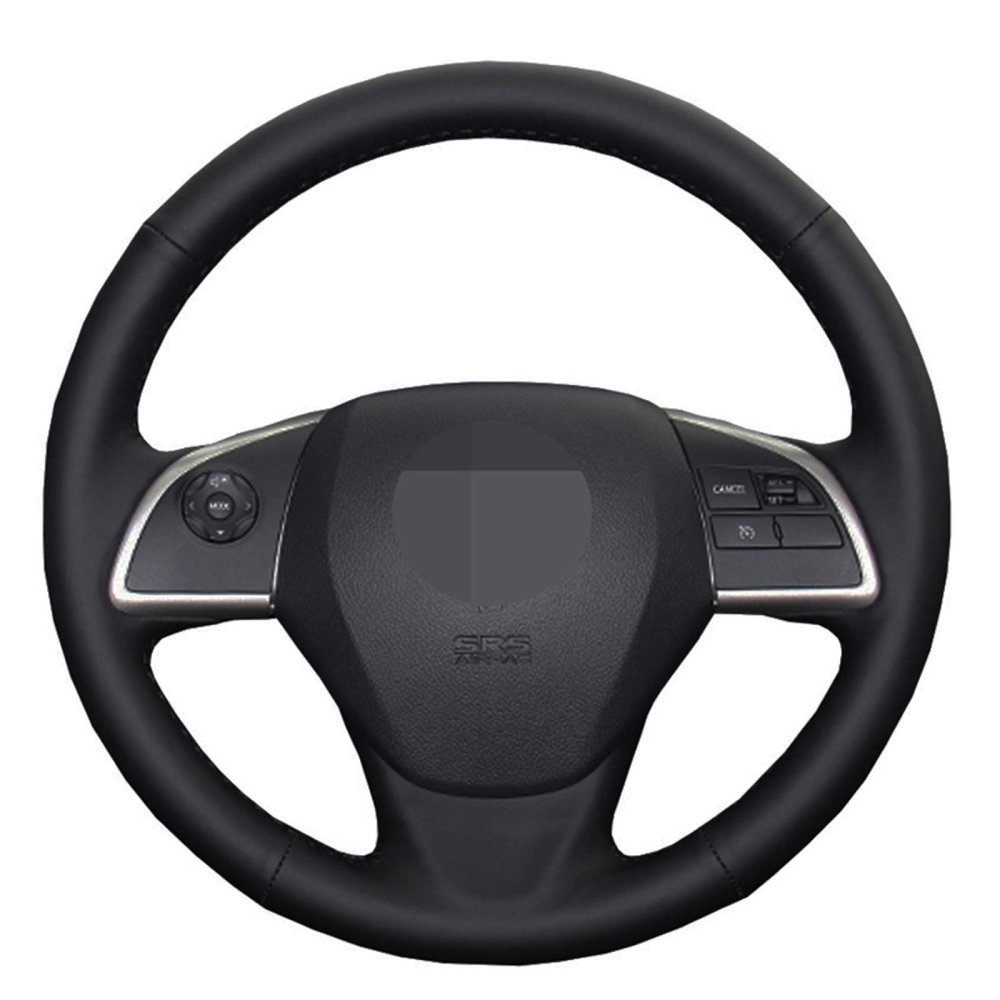 for Mitsubishi Outlander Mirage ASX 2012 2019 Eclipse Cross 2017 2019 L200 2015 2017 Car Steering Wheel Cover Genuine Leather