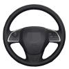 for Mitsubishi Outlander Mirage ASX 2012 2019 Eclipse Cross 2017 2019 L200 2015 2017 Car Steering Wheel Cover Genuine Leather view 1
