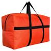 DoYiKe Extra Large Storage Duffle Bag with Zippers and Handles, Heavy Duty Orange Big Foldable Bag for Travel-42x23x13.5Inch view 1