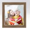 13x13 Frame Grey Real Wood Picture Frame Width 1.75 Inches | Interior Frame Depth 0.5 Inches | Charleston Charcoal Modern Photo Frame Complete with UV Acrylic, Foam Board Backing & Hanging Hardware view 4