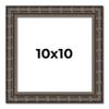 10x10 Frame Black Bamboo Solid Wood Picture Frame Width 1.5 Inches | Interior Frame Depth 0.5 Inches | Balcoca Black Bamboo Photo Frame Complete with UV Acrylic, Foam Board Backing & Hanging Hardware view 1