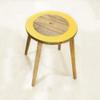 Rugsotic Carpets Handmade 100% Mango Wood Kids Yellow Color Round Shaped Rabbit Theme Indoor Table & Chair view 3