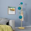 NIUBB Light Luxury Fashion Hanger Floor Bedroom Hanger Household Clothes Rack Vertical Door Simple Coat Rack (Color : A) view 3