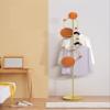 NIUBB Light Luxury Fashion Hanger Floor Bedroom Hanger Household Clothes Rack Vertical Door Simple Coat Rack (Color : A) view 4