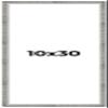 10x30 Frame Silver Grey Distressed Solid Wood Picture Frame | 0.75 Inch Moulding Width | Interior Depth 0.5 Inches | Kingsley Silver Rustic Frame with UV Acrylic, Foam Board Backing & Hanging Hardware view 1