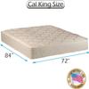 DS Solutions USA Comfort Classic 2-Sided Gentle Firm California King Mattress Only with Mattress Cover Protector Included - Fully Assembled, Orthopedic, High Density Foam, Long Lasting view 2