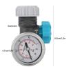 Alvinlite Water Pressure Regulator Valve to Protect Your Irrigation System, G3/4 Adjustable Water Pressure Reducer with Pressure Gauge, Extra Gift Water Leak Seal Tape Silicone Tape, for Garden Home view 2