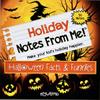 Notes From Me! 50 Tear-Off Lunch Box Notes for Kids, Halloween Facts & Funnies, Fun, Spooky, & Educational, Trick or Treating, Halloween Parties, Back to School Essential, Ages 8+ view 1