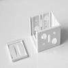1 Inch Blind Brackets Profile Box Mounting Bracket - Window Blinds Headrail Bracket - 3D Printed (White, 8 Piece Set) view 2
