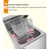 SHENGSHIYU 6l/12l Commercial Restaurant Professional Gas Fryer, Stainless Steel Table Top Single/Double Cylinder Lpg Fryer, Outdoor Stovetop with Fryer, Fried Chicken and Fish,Two-cylinderfryer view 4