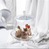 Barski Cake Plate with Dome - Glass - Large 2 Pc Set - Cake Plate with Wavy Edge 13.5" Diameter - Large 11.5 " Diameter Cake Dome for Cake - Cheese - Fruit - - Made in Europe view 4