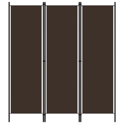 3-Panel Room Divider,Folding Screen,Freestanding Tall Partition, Lightweight Wall Divider for Dressing, Bedroom, Privacy Screen Room Dividers Home Office Brown 59.1"x70.9"